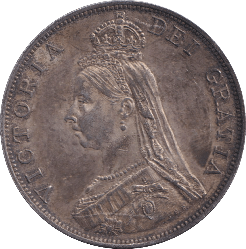 1887 DOUBLE FLORIN ( GVF ) - DOUBLE FLORIN - Cambridgeshire Coins