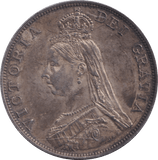 1887 DOUBLE FLORIN ( GVF ) - DOUBLE FLORIN - Cambridgeshire Coins