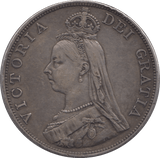 1887 DOUBLE FLORIN ( GVF ) - DOUBLE FLORIN - Cambridgeshire Coins