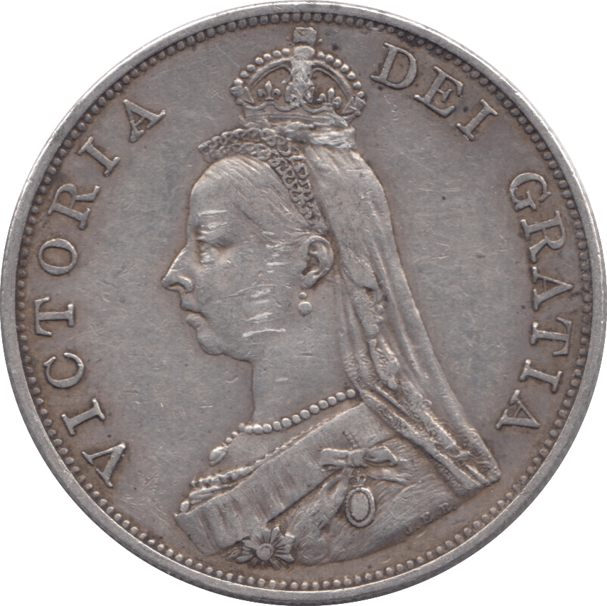 1887 DOUBLE FLORIN ( GVF ) - DOUBLE FLORIN - Cambridgeshire Coins