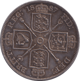 1887 DOUBLE FLORIN ( GVF ) - DOUBLE FLORIN - Cambridgeshire Coins