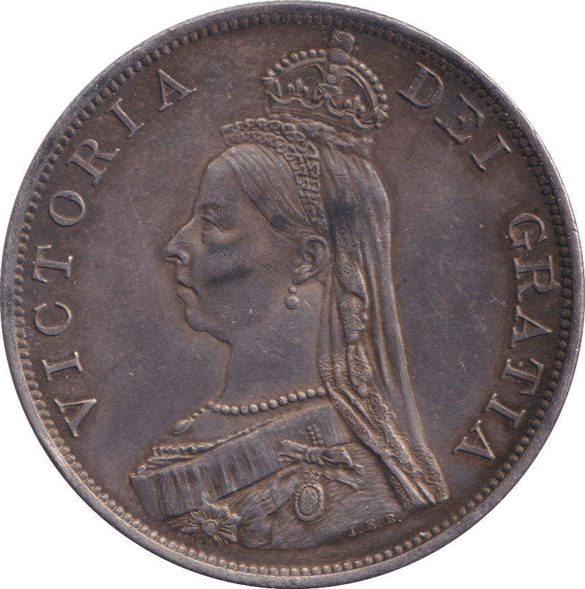 1887 DOUBLE FLORIN ( GVF ) - DOUBLE FLORIN - Cambridgeshire Coins