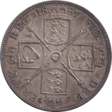 1887 DOUBLE FLORIN ( GVF ) - DOUBLE FLORIN - Cambridgeshire Coins