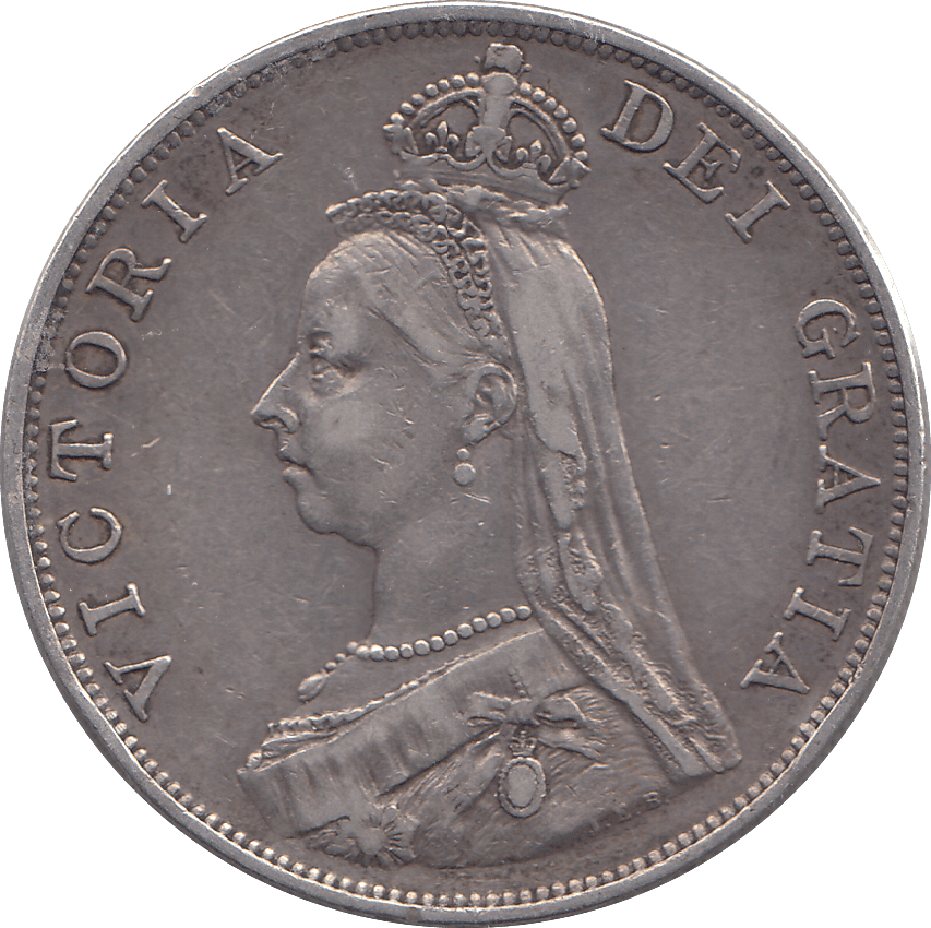 1887 DOUBLE FLORIN ( GVF ) - DOUBLE FLORIN - Cambridgeshire Coins