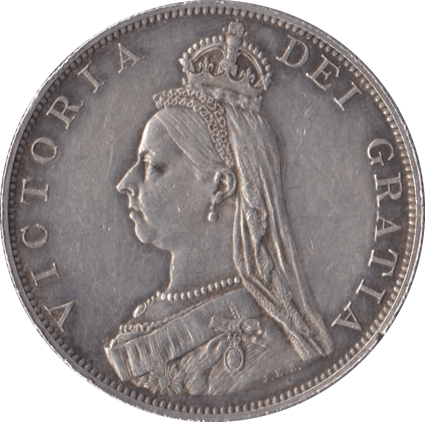1887 DOUBLE FLORIN ( GVF ) - DOUBLE FLORIN - Cambridgeshire Coins