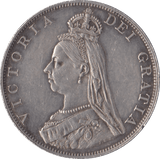 1887 DOUBLE FLORIN ( GVF ) - DOUBLE FLORIN - Cambridgeshire Coins