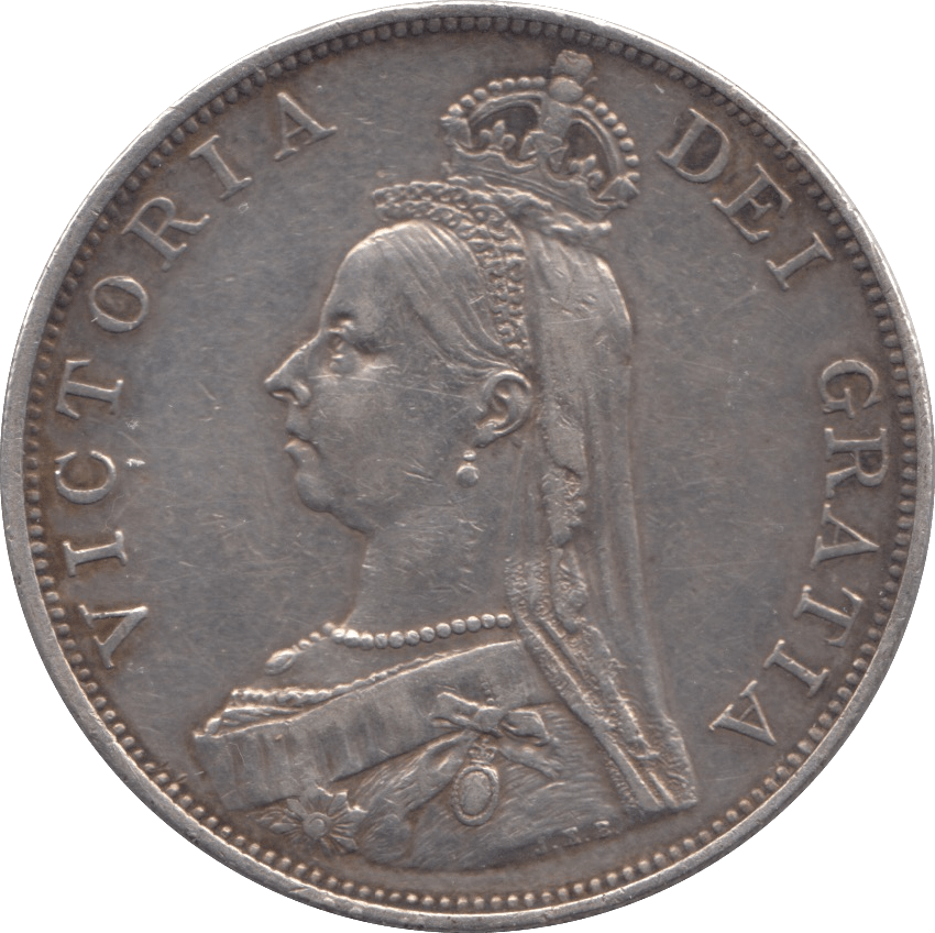 1887 DOUBLE FLORIN ( GVF ) - DOUBLE FLORIN - Cambridgeshire Coins