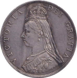 1887 DOUBLE FLORIN ( GVF ) - DOUBLE FLORIN - Cambridgeshire Coins