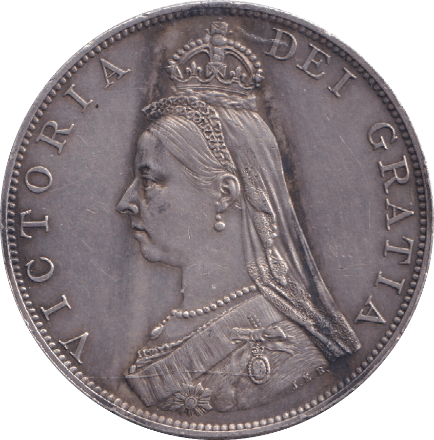1887 DOUBLE FLORIN ( GVF ) - DOUBLE FLORIN - Cambridgeshire Coins