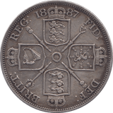 1887 DOUBLE FLORIN ( GVF ) - WORLD COINS - Cambridgeshire Coins