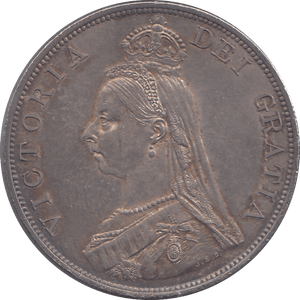 1887 DOUBLE FLORIN ( UNC ) 7 - DOUBLE FLORIN - Cambridgeshire Coins