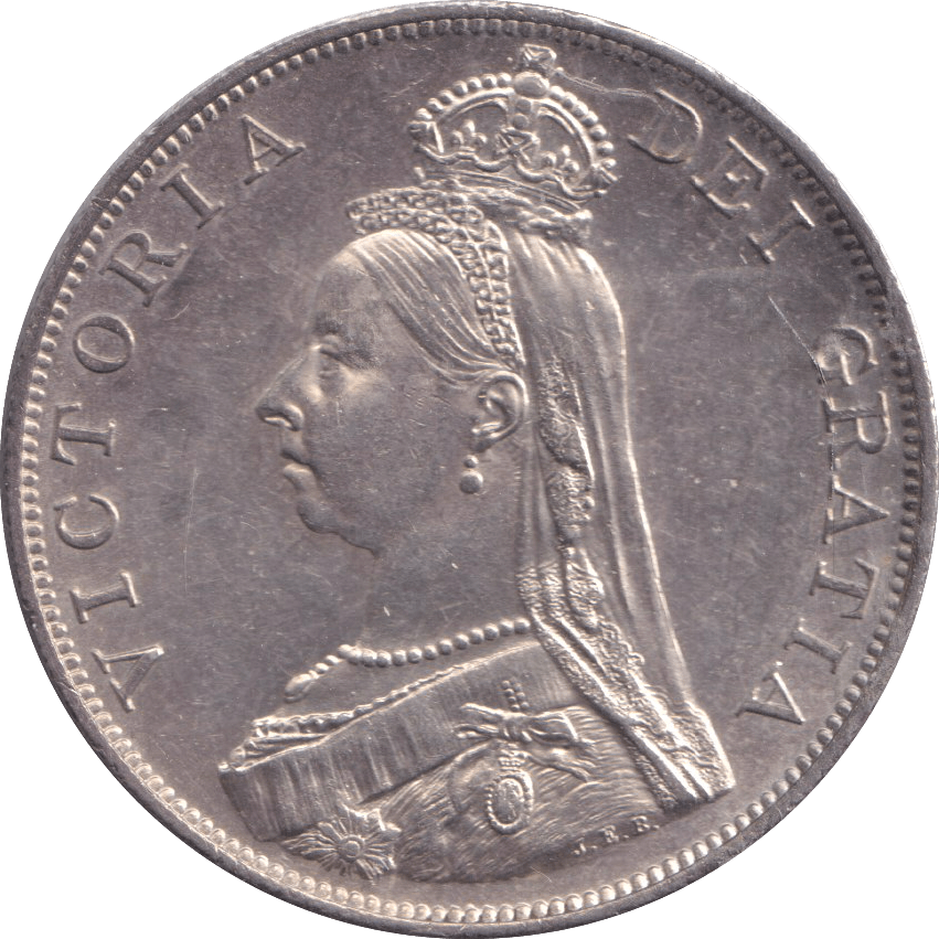 1887 DOUBLE FLORIN ( UNC ) - DOUBLE FLORIN - Cambridgeshire Coins