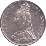 1887 DOUBLE FLORIN ( UNC ) - DOUBLE FLORIN - Cambridgeshire Coins