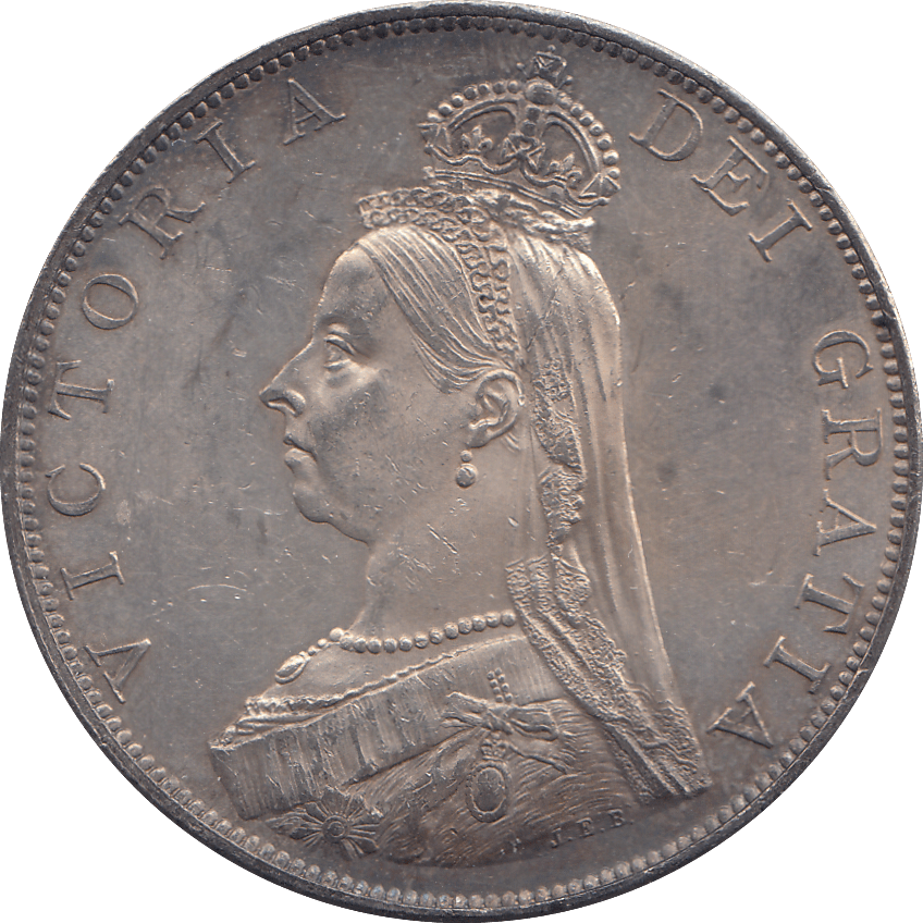 1887 DOUBLE FLORIN ( UNC ) - DOUBLE FLORIN - Cambridgeshire Coins
