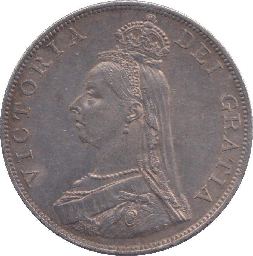 1887 DOUBLE FLORIN ( UNC ) - DOUBLE FLORIN - Cambridgeshire Coins