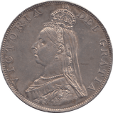 1887 DOUBLE FLORIN ( UNC ) - WORLD COINS - Cambridgeshire Coins