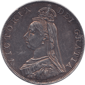 1887 DOUBLE FLORIN ( UNC ) - WORLD COINS - Cambridgeshire Coins