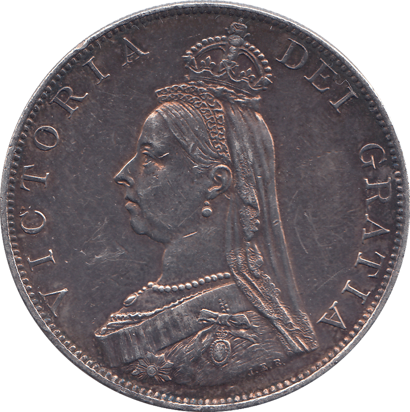 1887 DOUBLE FLORIN ( UNC ) - WORLD COINS - Cambridgeshire Coins