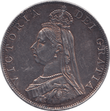 1887 DOUBLE FLORIN ( UNC ) - WORLD COINS - Cambridgeshire Coins