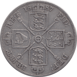 1887 DOUBLE FLORIN ( VF ) - DOUBLE FLORIN - Cambridgeshire Coins