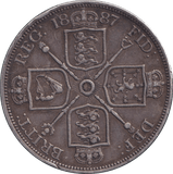 1887 DOUBLE FLORIN ( VF ) - DOUBLE FLORIN - Cambridgeshire Coins