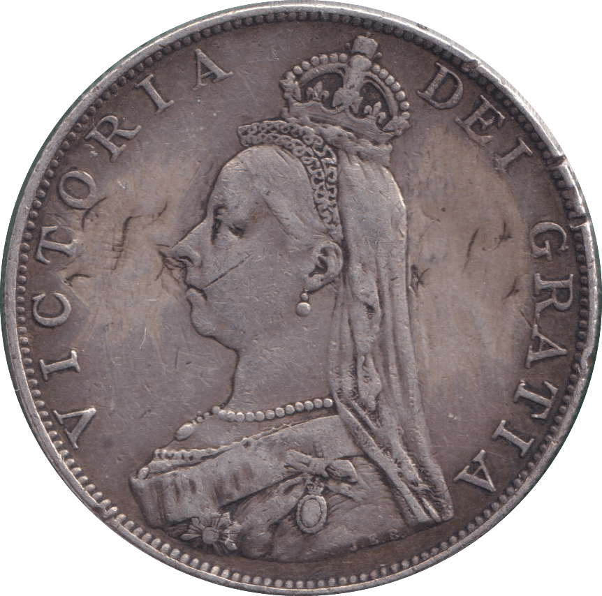 1887 DOUBLE FLORIN ( VF ) - DOUBLE FLORIN - Cambridgeshire Coins