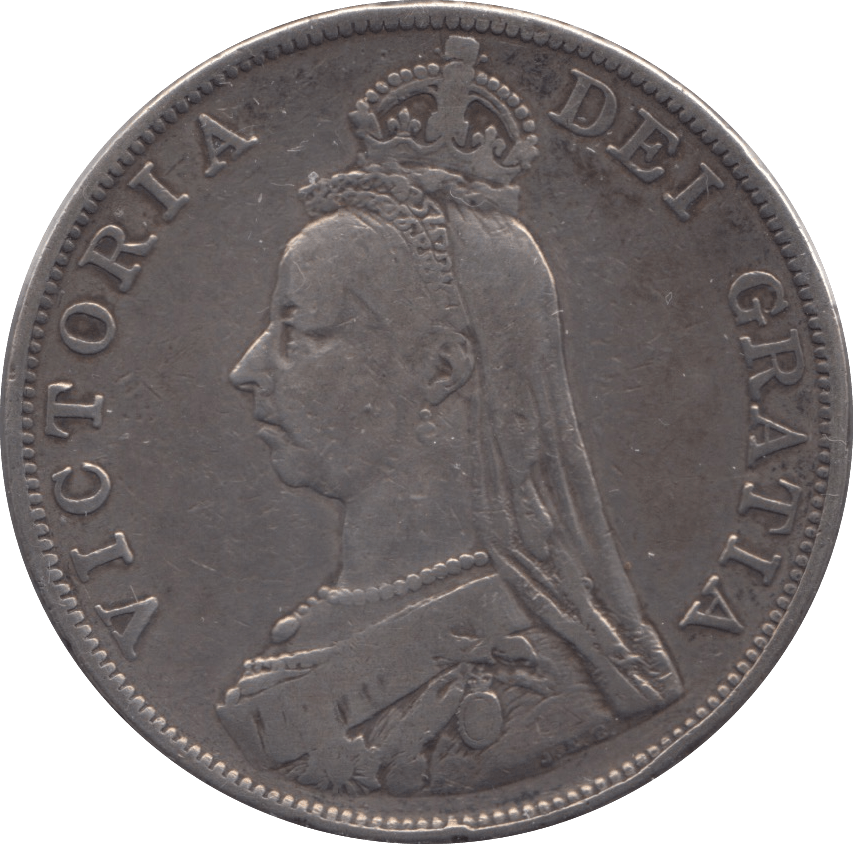 1887 DOUBLE FLORIN ( VF ) - DOUBLE FLORIN - Cambridgeshire Coins