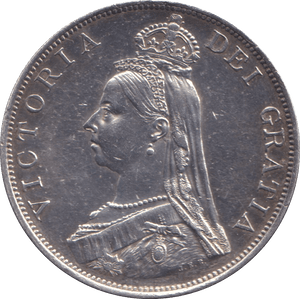1887 DOUBLE FLORIN VICTORIA ( AUNC ) - DOUBLE FLORIN - Cambridgeshire Coins