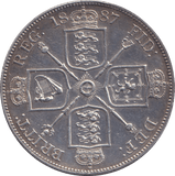 1887 DOUBLE FLORIN VICTORIA ( AUNC ) - DOUBLE FLORIN - Cambridgeshire Coins