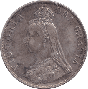 1887 DOUBLE FLORIN VICTORIA ( EF ) - DOUBLE FLORIN - Cambridgeshire Coins