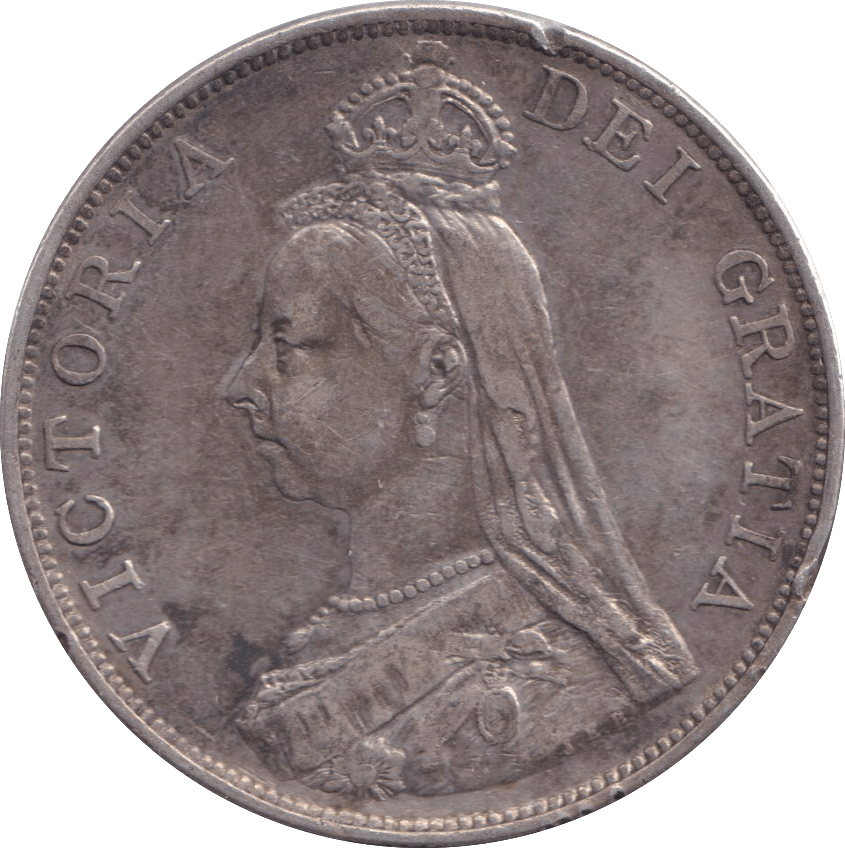 1887 DOUBLE FLORIN VICTORIA ( EF ) - DOUBLE FLORIN - Cambridgeshire Coins