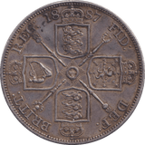 1887 DOUBLE FLORIN VICTORIA ( EF ) - DOUBLE FLORIN - Cambridgeshire Coins
