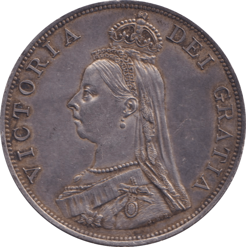 1887 DOUBLE FLORIN VICTORIA ( EF ) - DOUBLE FLORIN - Cambridgeshire Coins