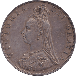 1887 DOUBLE FLORIN VICTORIA ( GVF ) - DOUBLE FLORIN - Cambridgeshire Coins