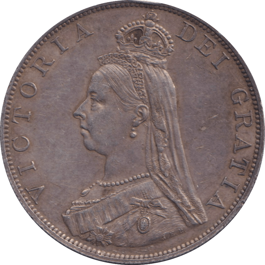 1887 DOUBLE FLORIN VICTORIA ( GVF ) - DOUBLE FLORIN - Cambridgeshire Coins