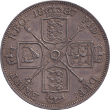 1887 DOUBLE FLORIN VICTORIA ( GVF ) - DOUBLE FLORIN - Cambridgeshire Coins