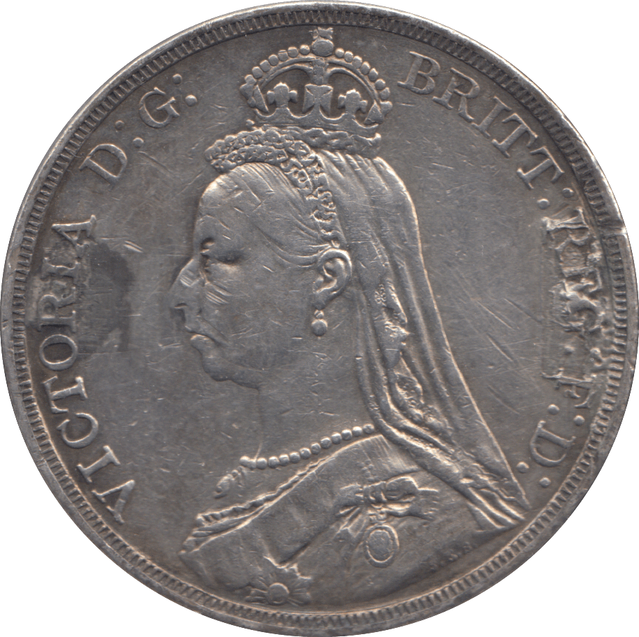 1887 ENAMELLED CROWN - CROWN - Cambridgeshire Coins