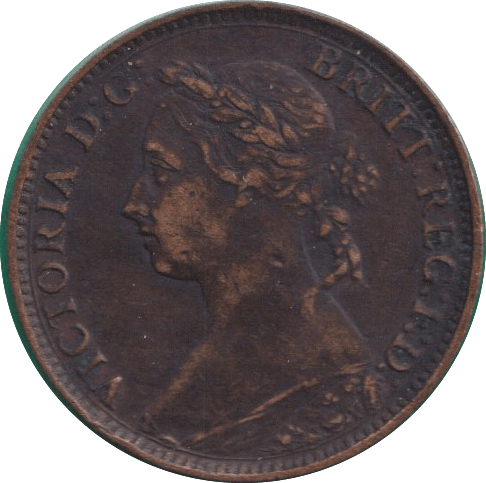 1887 FARTHING ( GF ) - FARTHING - Cambridgeshire Coins