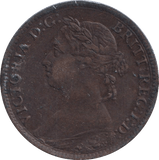 1887 FARTHING ( VF ) - Farthing - Cambridgeshire Coins