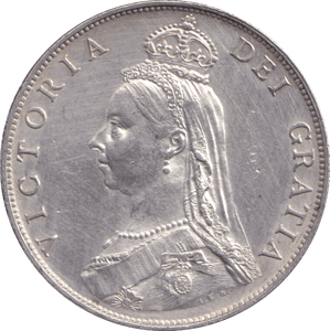 1887 FLORIN ( AUNC ) - FLORIN - Cambridgeshire Coins