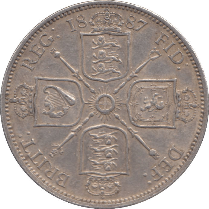 1887 FLORIN ( AUNC ) - FLORIN - Cambridgeshire Coins