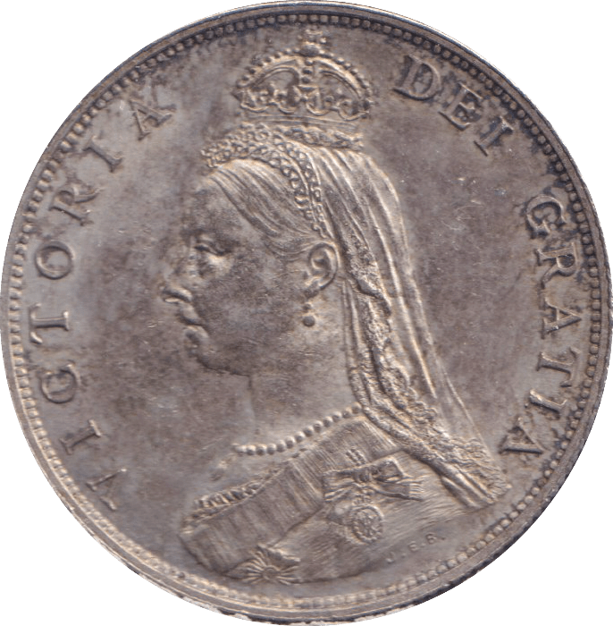 1887 FLORIN ( AUNC ) - FLORIN - Cambridgeshire Coins