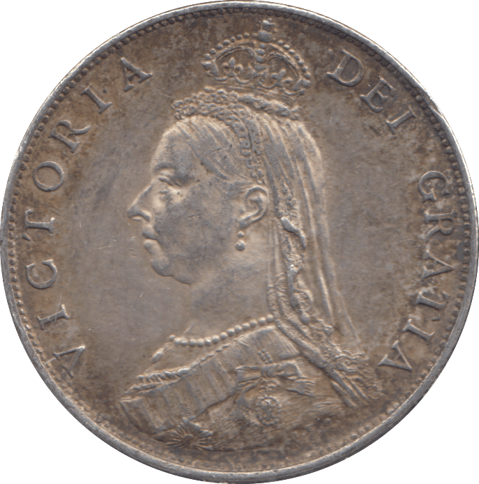 1887 FLORIN ( EF ) - FLORIN - Cambridgeshire Coins