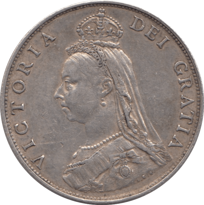1887 FLORIN ( EF ) - FLORIN - Cambridgeshire Coins