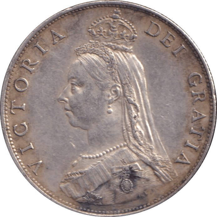 1887 FLORIN ( EF ) - FLORIN - Cambridgeshire Coins