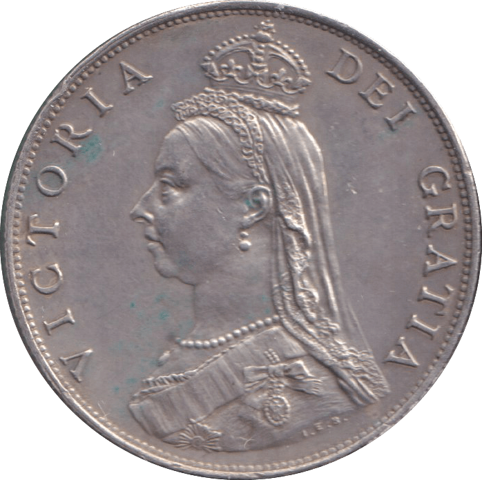 1887 FLORIN ( EF ) - FLORIN - Cambridgeshire Coins
