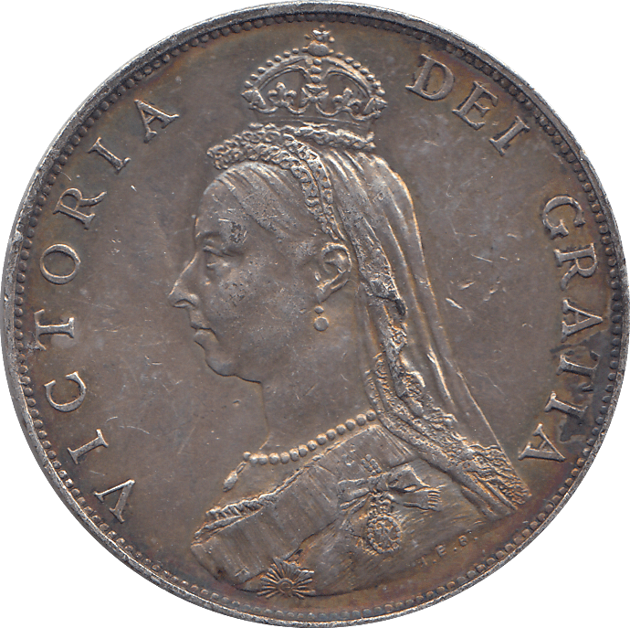 1887 FLORIN ( EF ) - FLORIN - Cambridgeshire Coins