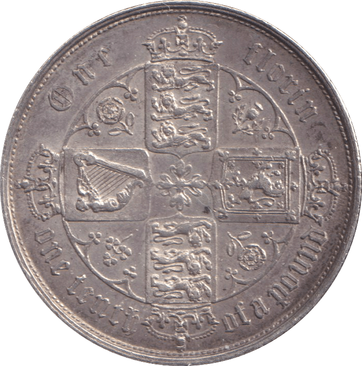 1887 FLORIN ( EF ) - FLORIN - Cambridgeshire Coins