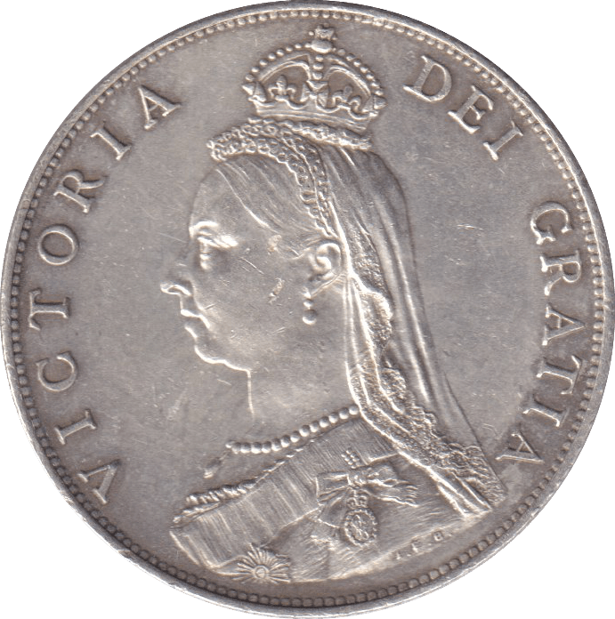1887 FLORIN ( EF ) - FLORIN - Cambridgeshire Coins
