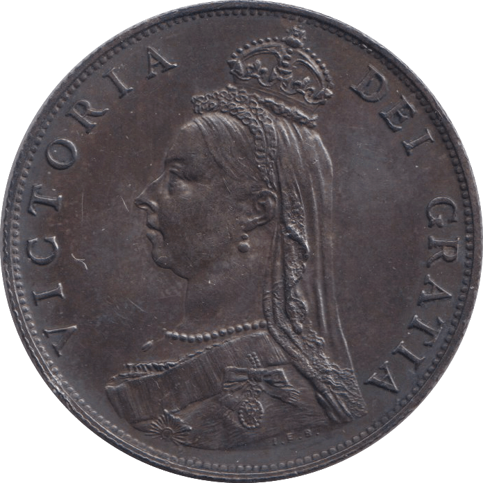 1887 FLORIN ( EF ) - FLORIN - Cambridgeshire Coins